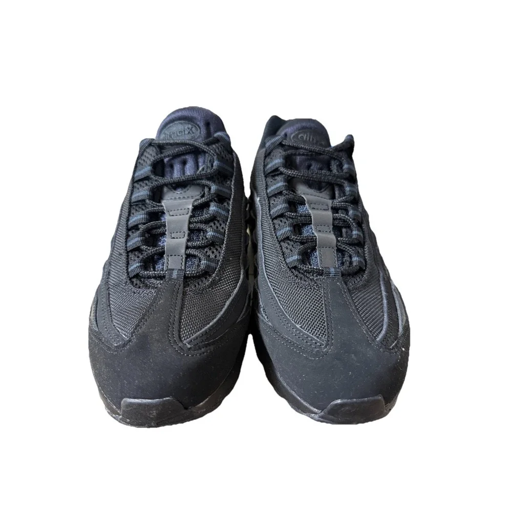 Nike Air Max 95 Triple Black Suede Leather | 609048-092 Men Size 8